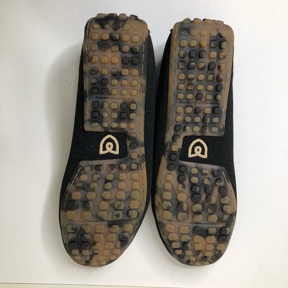 Rothy's Driving Loafer Black Speckle Tortoise Sole Chic Comfort Sustainable 11.5 - Picture 8 of 10